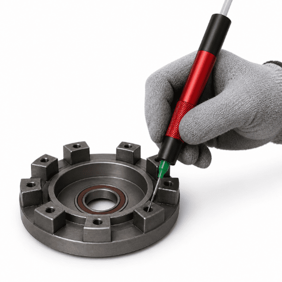 Precision Adhesive Dispensing into Blind Holes using ADoST Pen